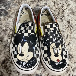 Vans Disney unisex slip on shoes. Womens size 9 Mens size 7.5